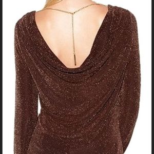 NWT Michael Michael Kors Sparkly Black Top